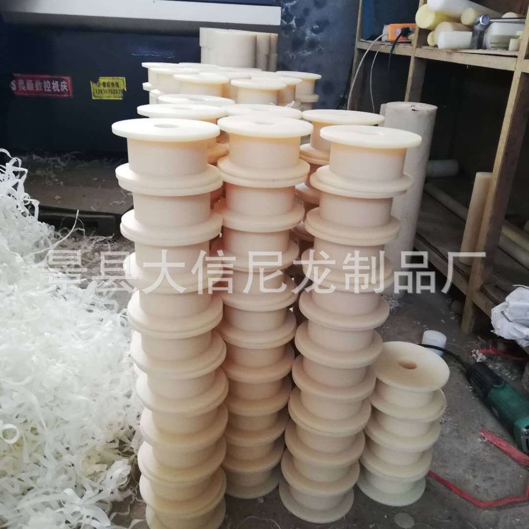 推荐厂家尼龙滑轮  材质MC自润滑耐磨无噪音 钢丝绳滑轮