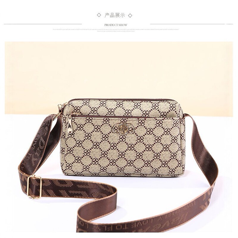 Fashionable Trendy Single-Shoulder Crossbody Bag for Women, Large Capacity, Popular Women's Bag, Middle-Aged and Elderly Mom Bag, Multi-Layer Business Wallet Fashionable Trendy Single-Shoulder Crossbody Bag for Women, Large Capacity, Popular Women's Bag, Middle-Aged and Elderly Mom Bag, Multi-Layer Business Wallet