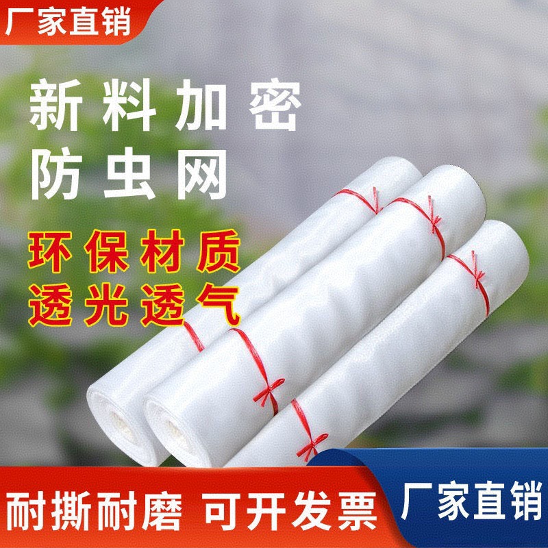 加厚款防虫网 40-120目新料尼龙网布 园艺大棚农用平面网可拼接