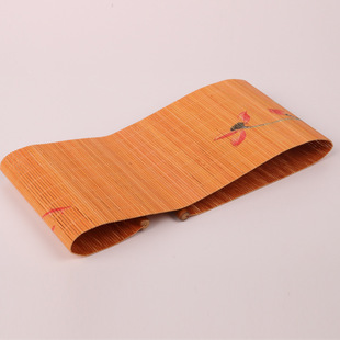 Incense mat Lotus Zen tea mat kung fu tea set accessories tea leaf residue mat bamboo tea tray tea partition waterproof bamboo mat