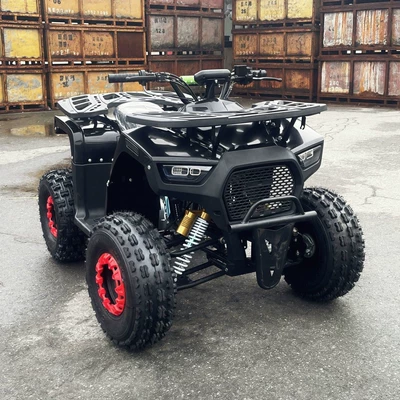 Beach Bike Four-Wheel Off-Road Motorcycle Atv All-Terrain Mountain Bike 125Cc Little Bull Atv Beach Bike (Avtomobil və motosiklet məhsulları istehsal avadan)