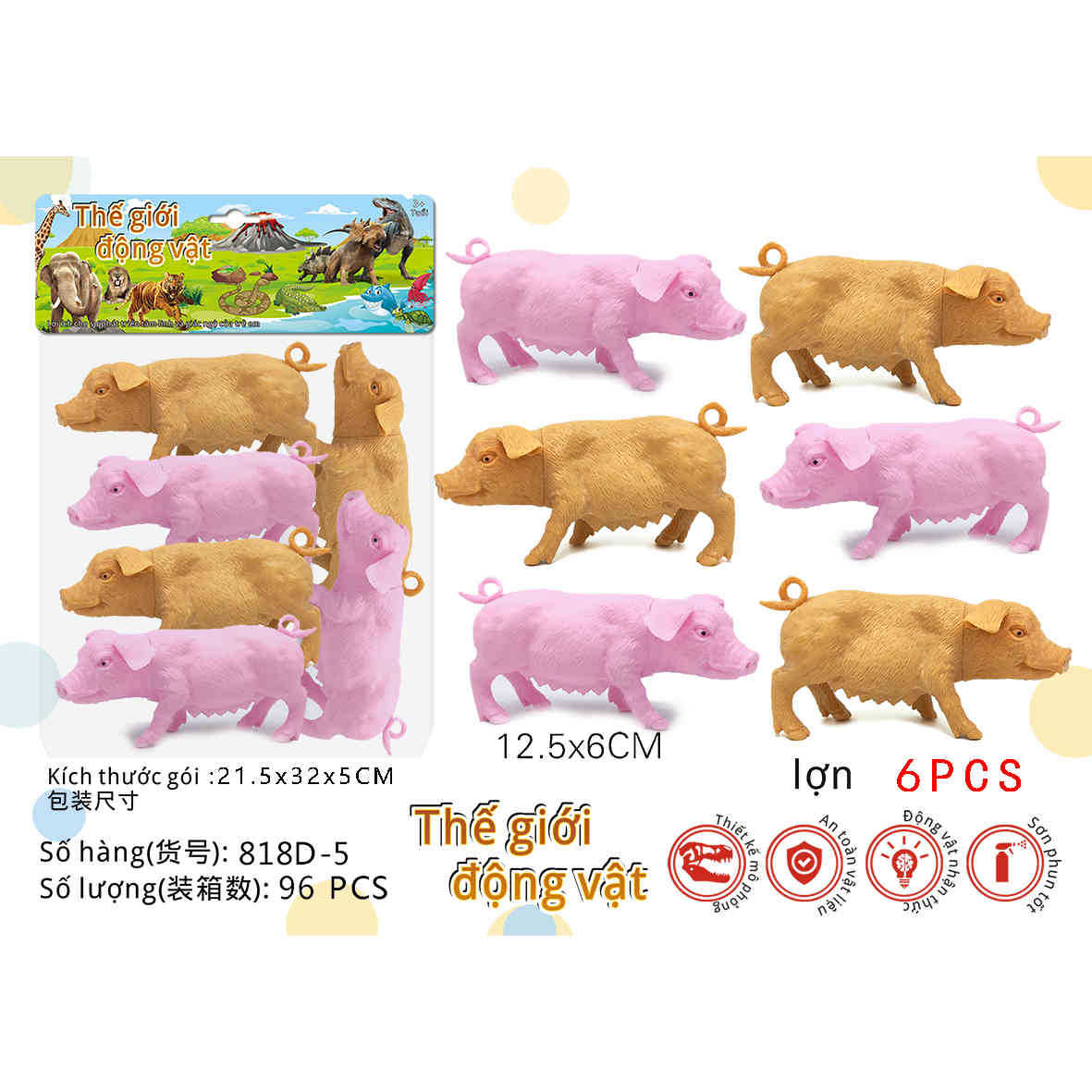 Transfronterizos infantiles simulación de animales dinosaurios tigre león panda jirafa modelo de insecto conjunto de juguetes de educación temprana