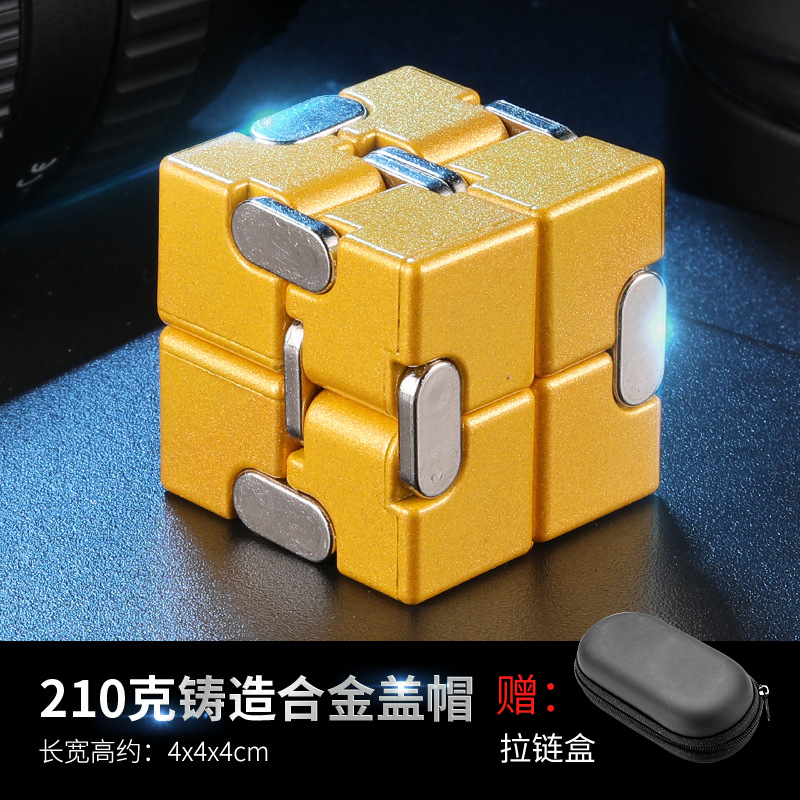 Diversión Rubik 's curious gadget negro tecnología creativa avanzada aburrido juguete descompressivo llavero descompressivo