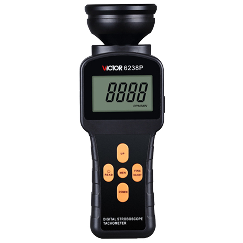 胜利仪器DM6238P闪频转速测速仪非接触数字转速计工业转速表测量
