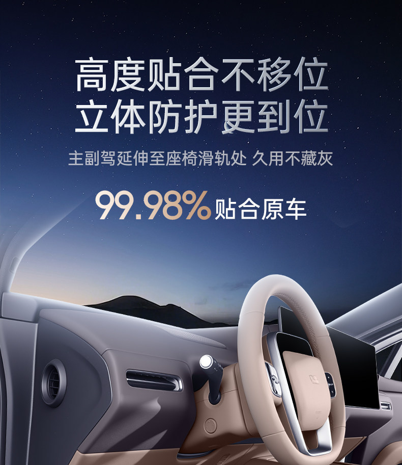 Suitable for Ideal L8Livis Floor Mats Tpe New Car Interior Modification Accessories Trunk Mat Starry Sky Carpet Floor Mat
