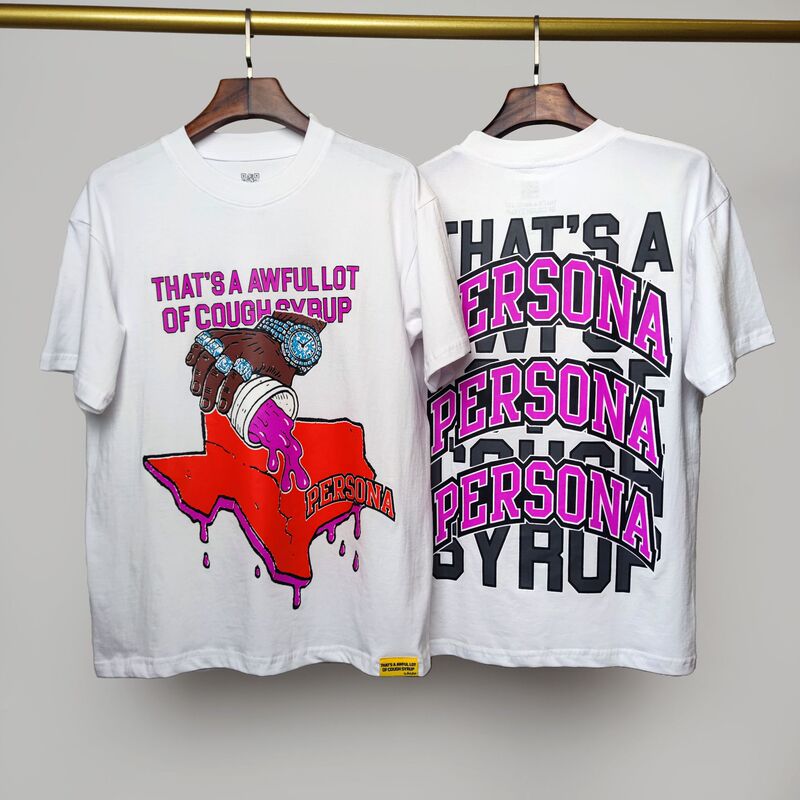 国境を越えた高品質THAT'S A AWFUL LOT OF COUGH SYRUP咳止めシロップ純綿Tシャツ|undefined
