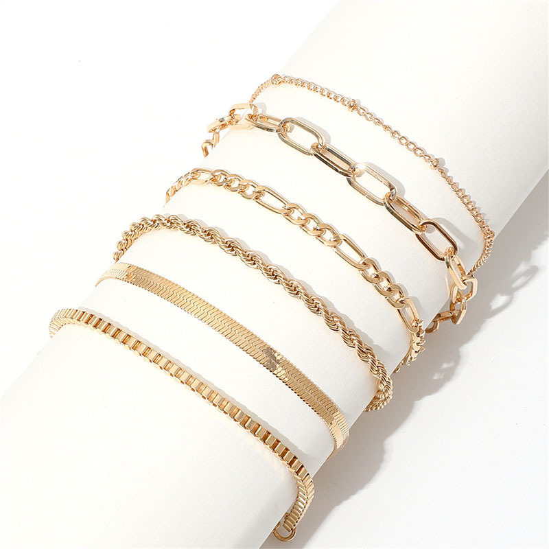 Minimalist Stackable Layered Bracelets Lightweight Hypoallergenic_voghion.com