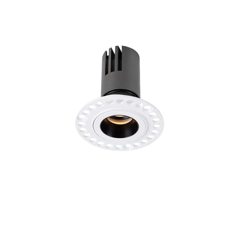 Mini incrustado pequeño foco incrustado led luz de techo de espectro completo anti-deslumbramiento sin marco downlight sala de estar sin luz principal image 5