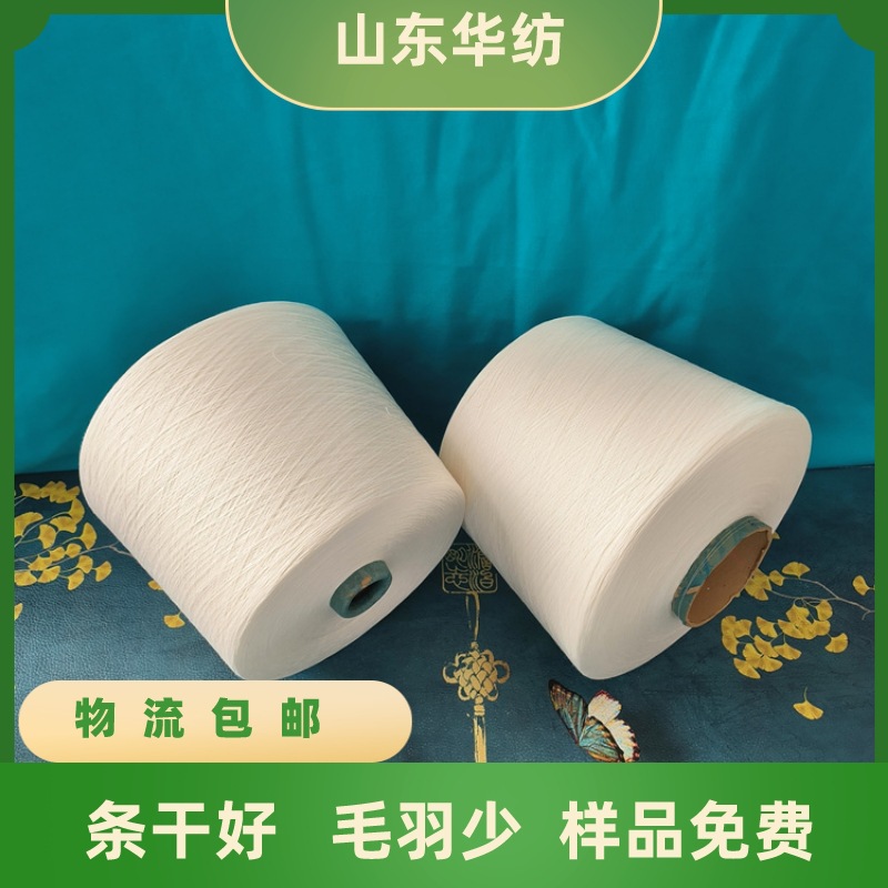 博拉莫代尔纱LX2304粘胶竹节纱 汉麻有机棉纱华纺纺织