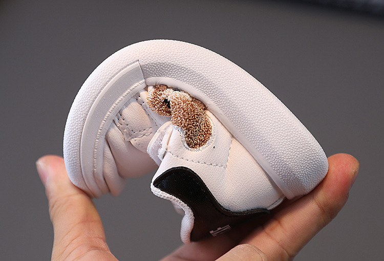 Höstnya Cricket Sport Panda Baby Girl Liten Vita Pojkar Fritidsskor 1-6 år gamla_voghion.com