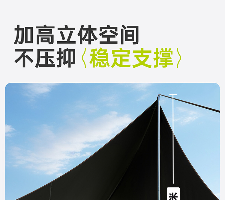Jungle Warriors Octopus Canopy Tent Outdoor Octopus Instant Setup Camping Thickened Black Coating Sunscreen Quick-Open Canopy