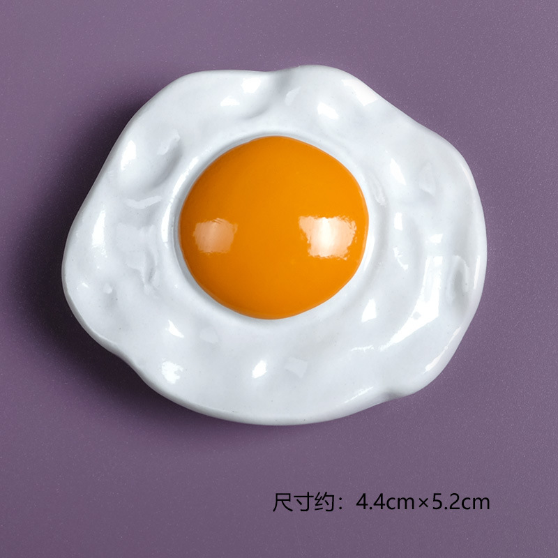 Realistic commemorative fridge magnet, 3D, bread, toast