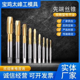 Cobalt-Containing Titanium-Plated Tapping Drill Bit Machine Tap High-Speed Steel Tip Tap M1M2M3M4M5M6M8M10M12
