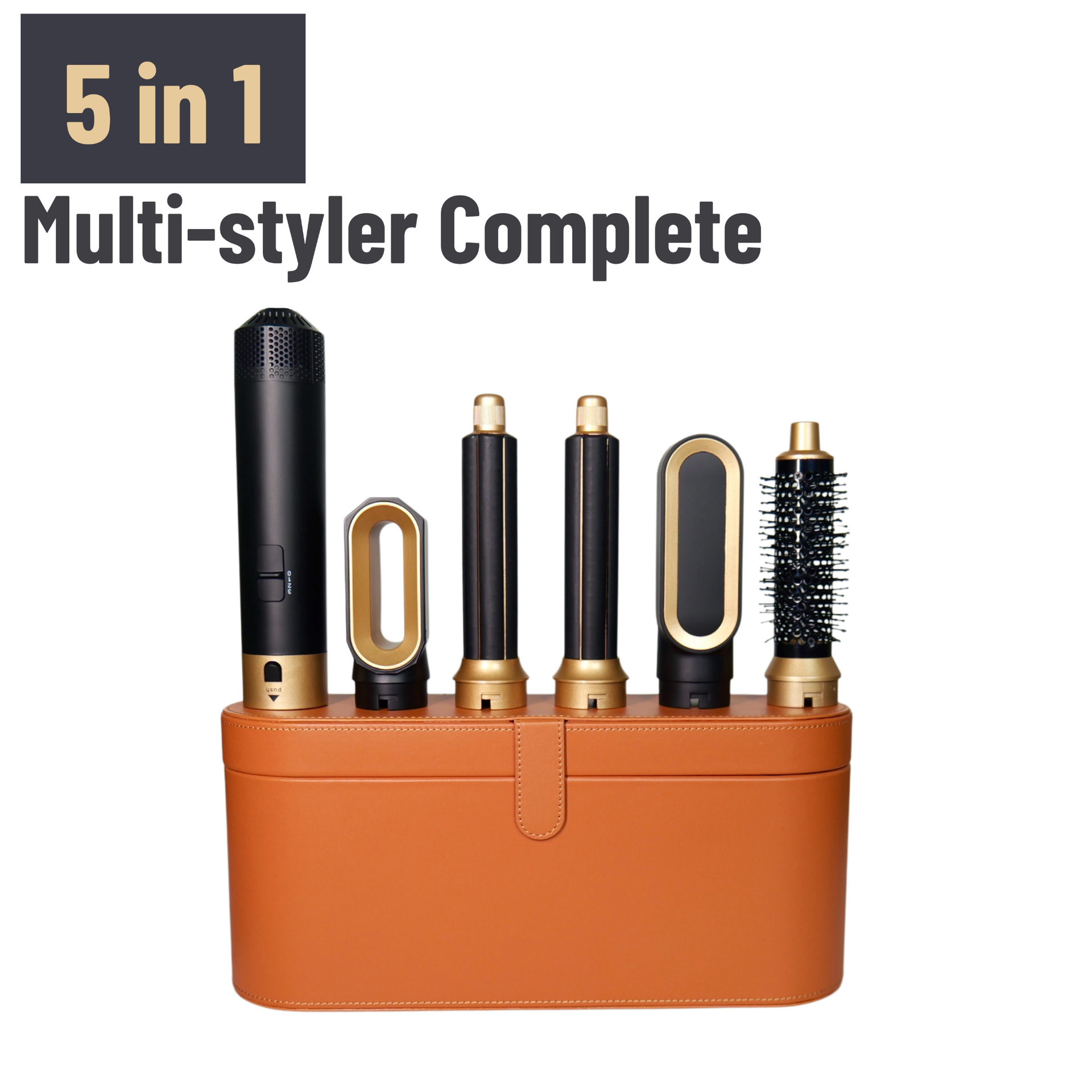 Cross-Border Five-In-One Curling Iron Hot Air Comb Multi-Function Hair Dryer Automatic Curling Iron Five-In-One Hair Styler
