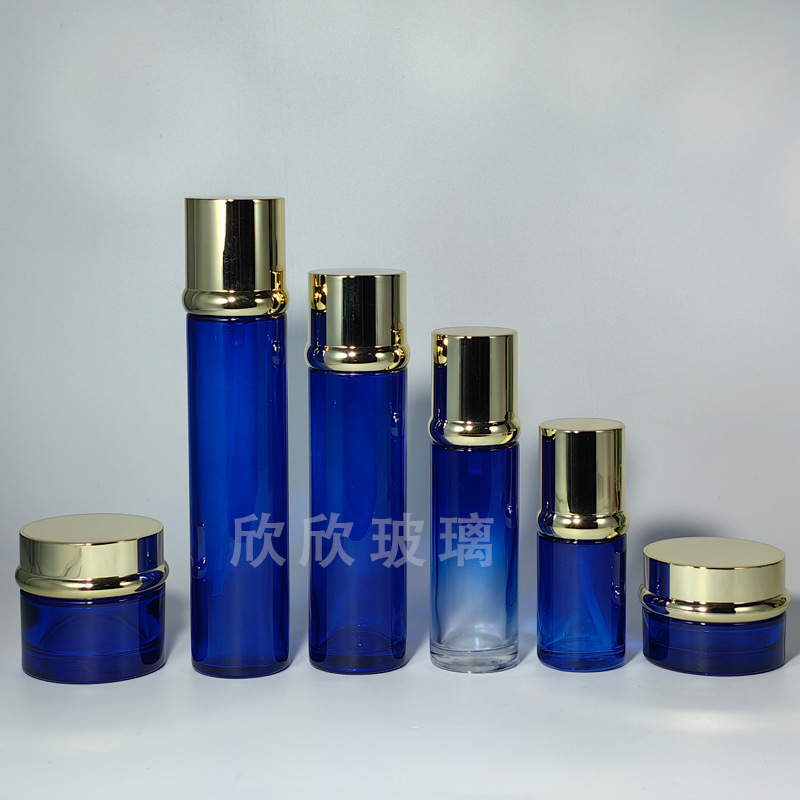 在庫あり ライポニ 100ml 直円ガラスセットボトル 30g 厚底クリームボトル プッシュ式ローション分注ボトル|undefined