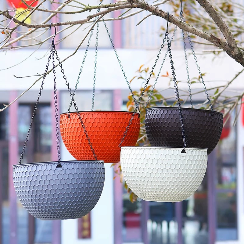 Вьеновый висячий пластиковый цветочный горшок европейский стиль [сотовая подвеска орхидея] висячий горшок крытая подвесная корзина висячий смола цветочный горшок