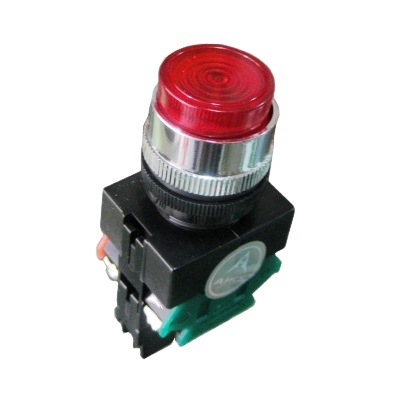 供应 AIKS 爱克斯按钮开关AS2201-11G 红色 高位 22mm开孔 代理