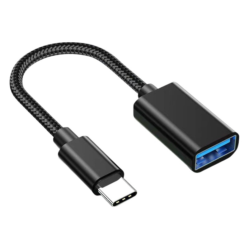 OTG cable TYPE-C pares 2.0A hembra cable adaptador OTG transferencia de datos del teléfono móvil de carga rápida lectura del coche USB flash disk