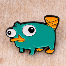 J 14358 Phineas and Ferb Cartoon Brooch �ɸ���С��ͨ����