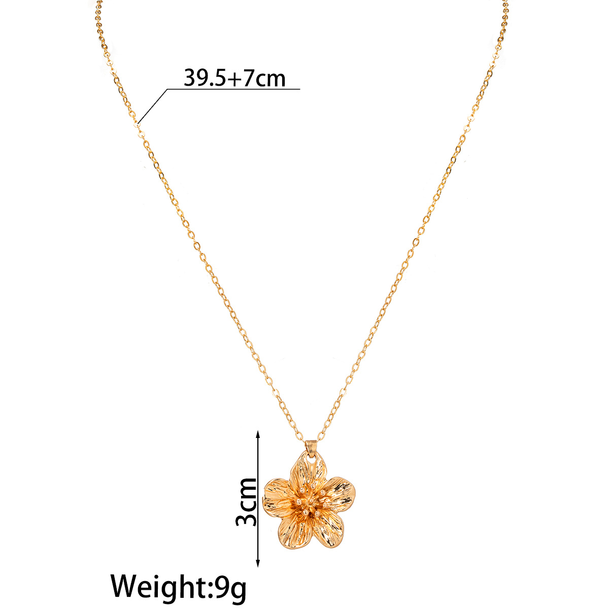 12g Weight Lobster Trigger Clasp Closure Clasp Closure Type Retro Classic Style Flower Alloy Cable Chain Lobster Trigger Clasp Closure Pendant Necklaces Wholesale