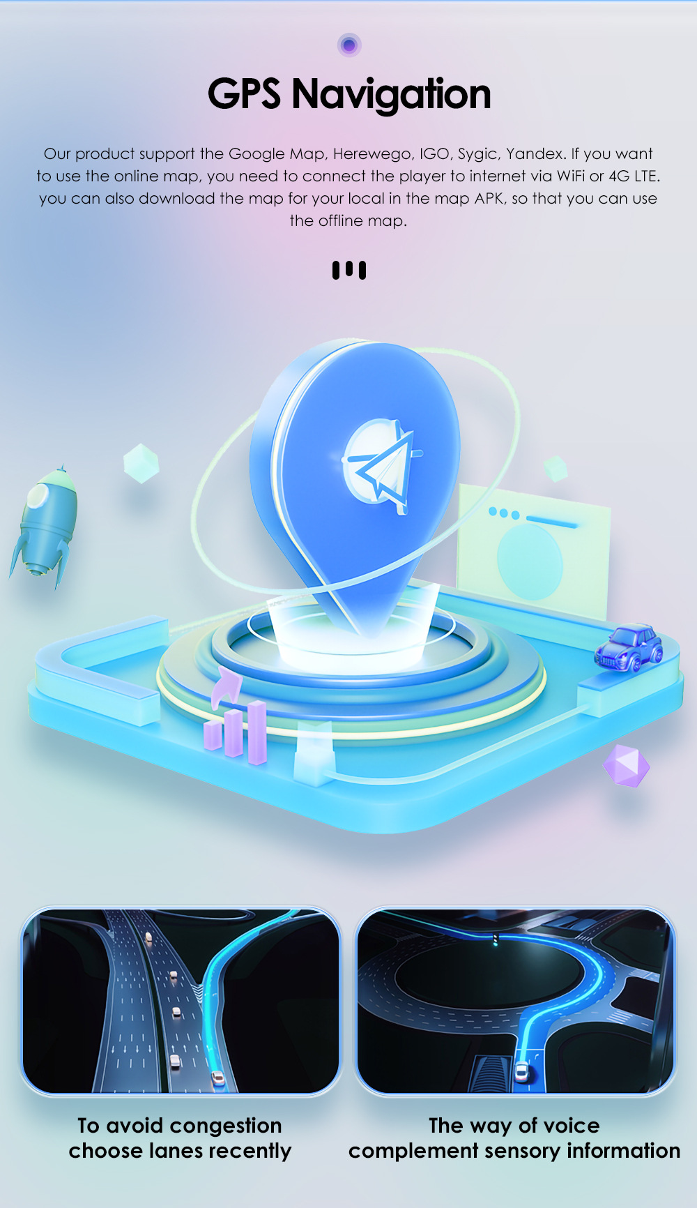 9 inch for 14-21 Renault Trafic 3 Opel Vivaro car Android large screen navigation GPS