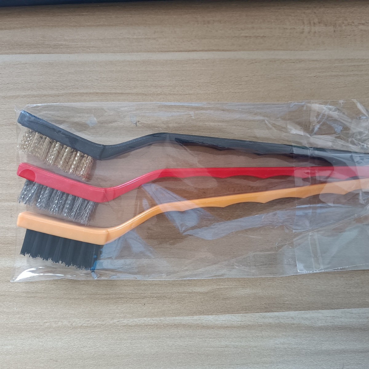 Cepillo de limpieza para estufas de gas, tres piezas, estufa doméstica, herramienta de eliminación de humos, descontaminación de espacios en las esquinas, cepillo de alambre de acero de limpieza