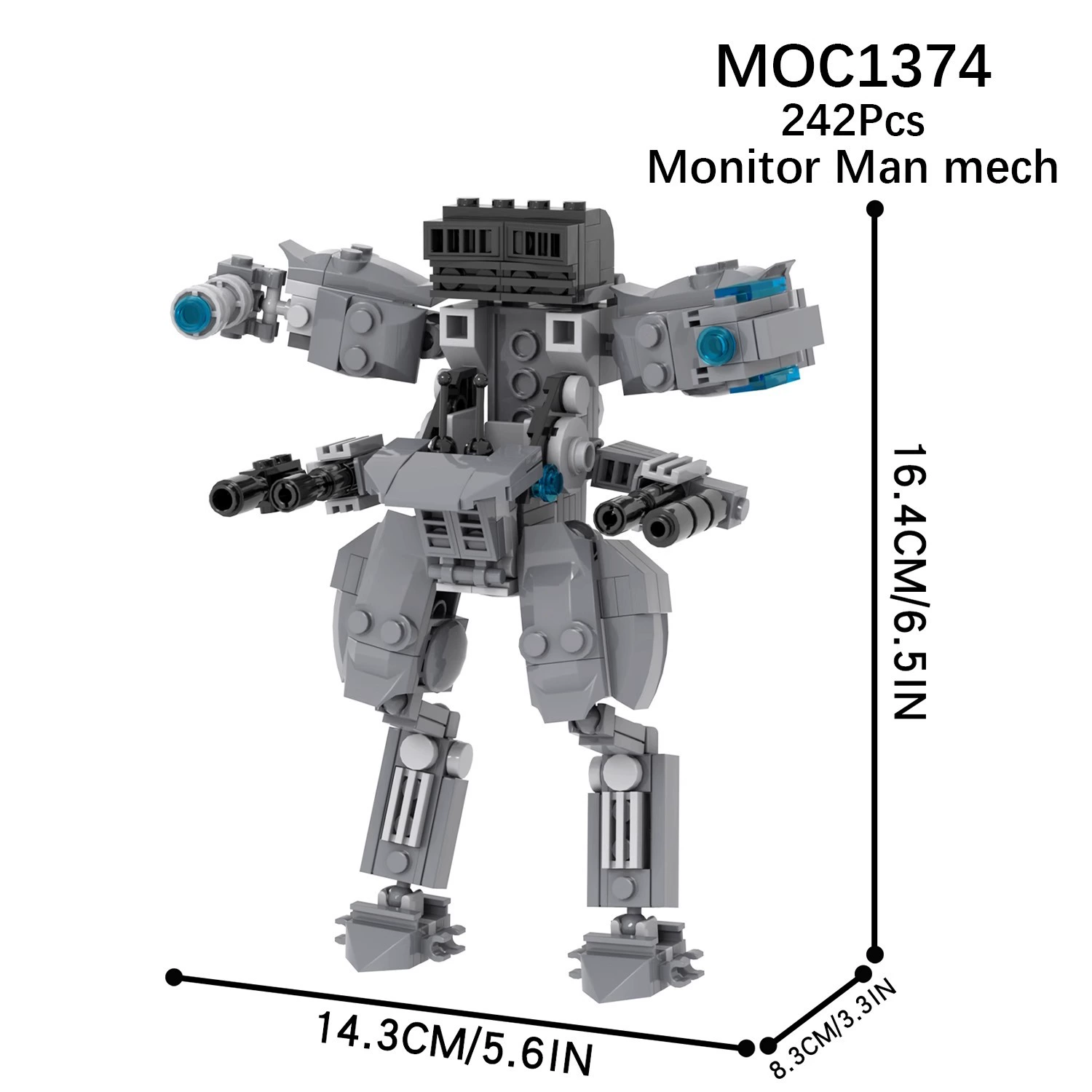 MOC игра SKIBIDI Туалет Туалет мониторинг человек НЛО совместимо с LEGO собранные блоки игрушки
