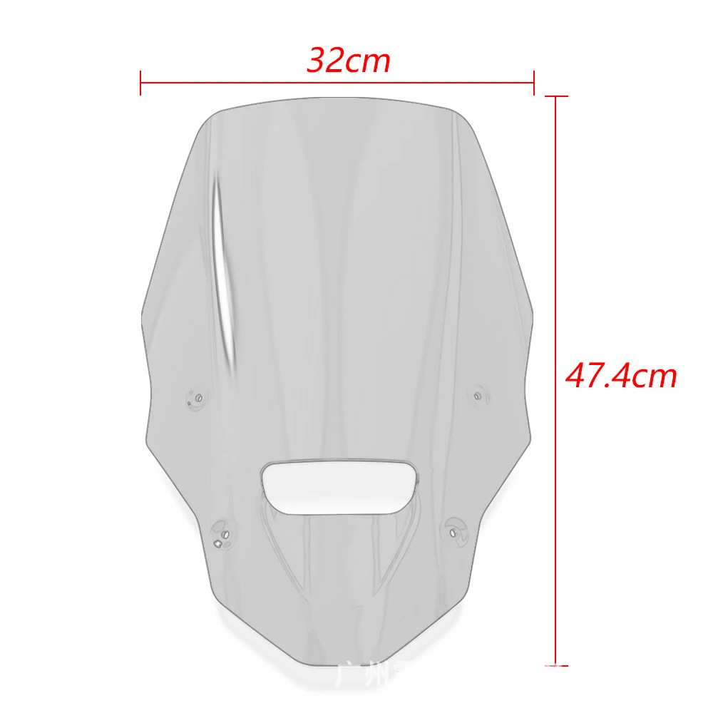 Suitable for Honda XL750 Transalp modified to increase the size and height of the front windshield and side wind deflectors for 2025-2026 models