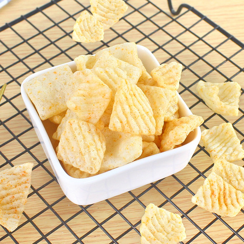 Malaysia Imported Miao Miao Puffed Squid Rings Shrimp Strips Chicken Flavor Shrimp Flavor Crisps 60g Pizza BBQ Spicy Crisps