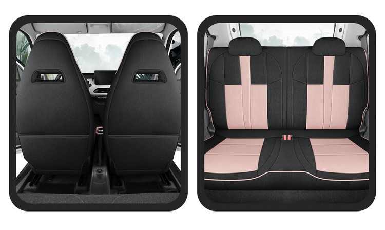 2024 Model 200Km Panda Knight Special Car Seat Cover Panda Mini Fabric Cartoon Seat Cushion Cover