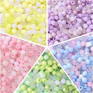 4mm��������ɫ���λ�ħ�鲣������diy�ֹ�������������b�Ʒ���