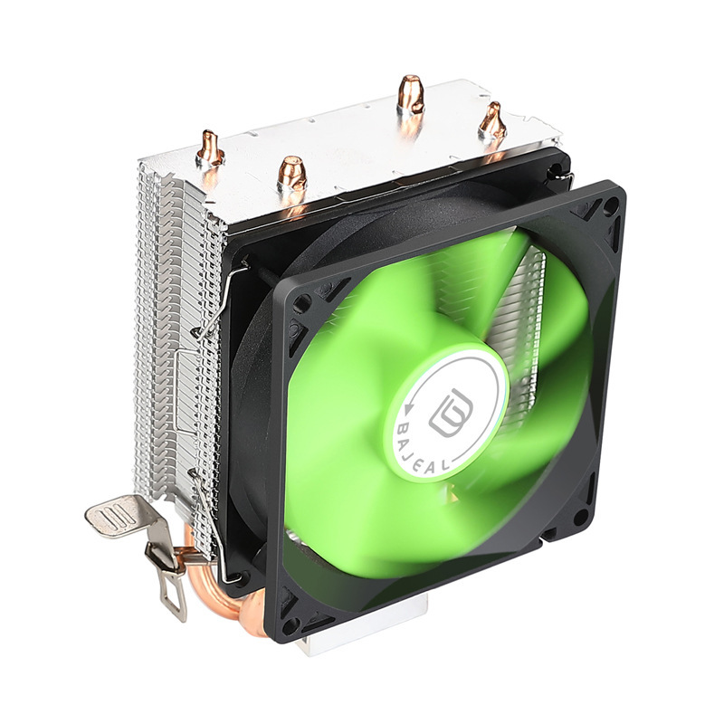 A200双铜管 cpu风扇电脑散热器适用INTEL AMD台式机多平台大扇叶|undefined