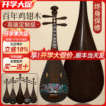 鸡翅木琵琶成人初学儿童专业演奏古风乐器凤尾头敦煌彩绘定座五弦