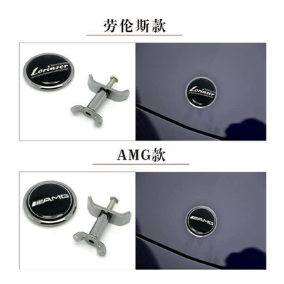 model hood badge modification — Car logo