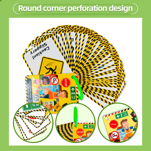 50 pieces of cross-border new product baby preschool life sign recognition cards early education toys children's intelligence education cards