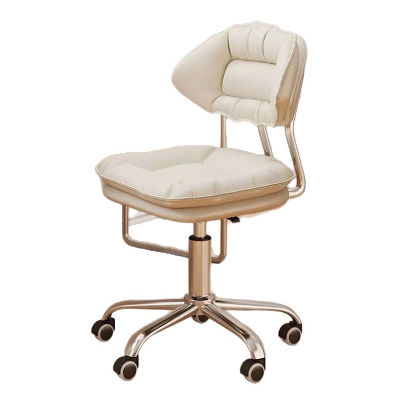 Silla de belleza, taburete especial para uñas y pestañas, respaldo de peluquería, silla elevable, taburete de tocador de dormitorio para niñas en casa