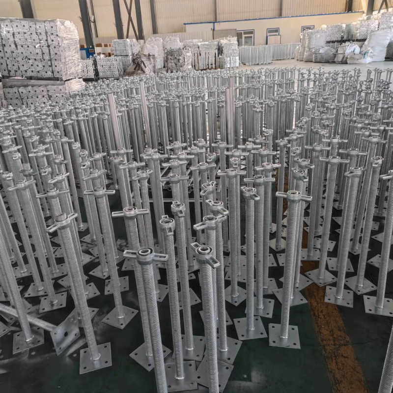 厂家生产脚手架底座上托 各种型号丝杠底座U型上托盘扣脚手架配件