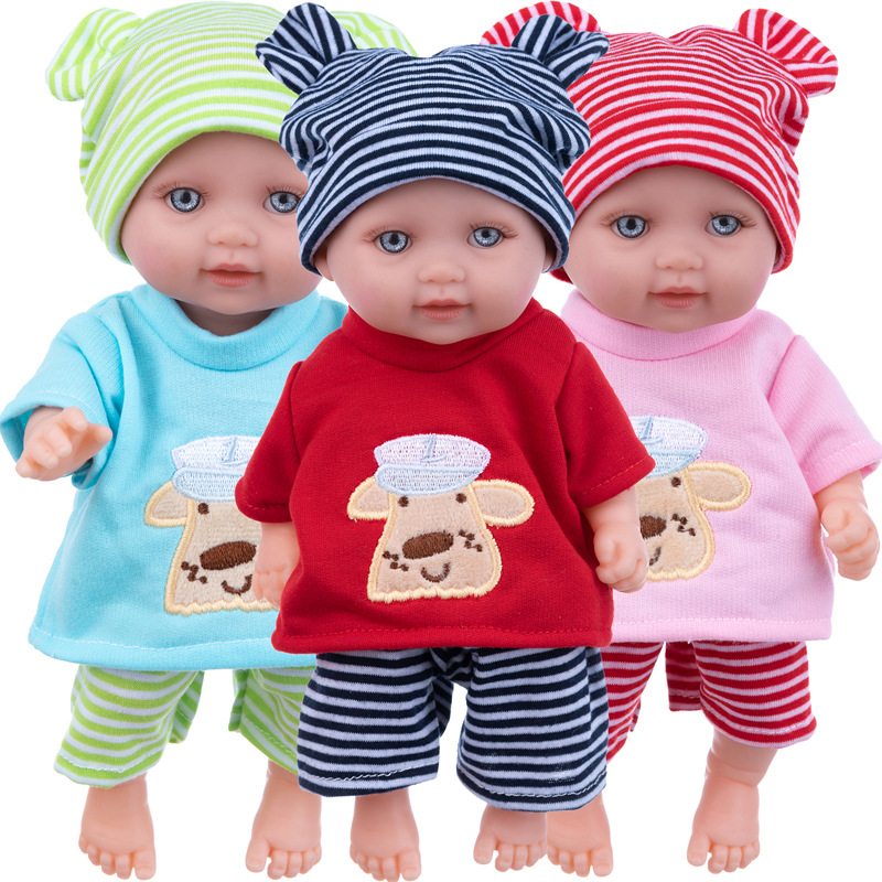 定制11寸仿真搪胶娃娃儿童玩具潮玩公仔重生娃娃玩偶来图来样定做详情6