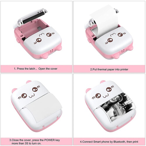 Cross-border hot selling printer inkless smart wireless mobile phone portable small home label printer
