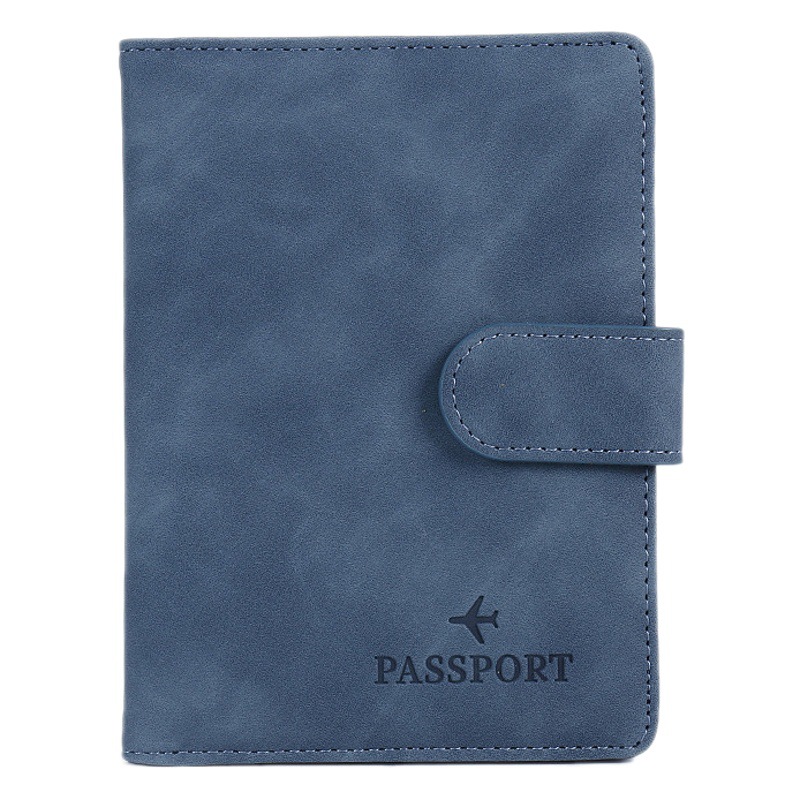 Nueva funda para pasaporte RFID, práctica y multifuncional, con almacenamiento de documentos, material PU, bolsa de viaje para pasaporte.