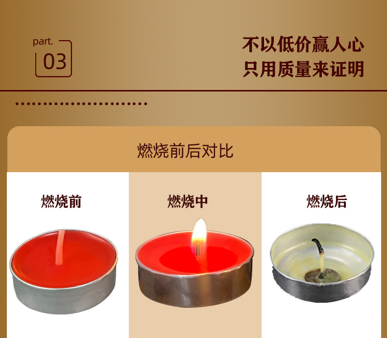 Thankful for the ghee lamp manufacturer—3-hour ghee lamps, 100-count pack. A perfect choice for offering lights, smoke-free and high-quality.
