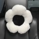 Plush flower White-headrest