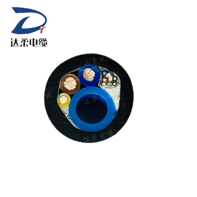 Manufacturers Supply Special Combination Cable 4 Square * 2 + 1.5 Square + Cat6E * 1 + 10mm Air Pipe Water and Oil Resistant