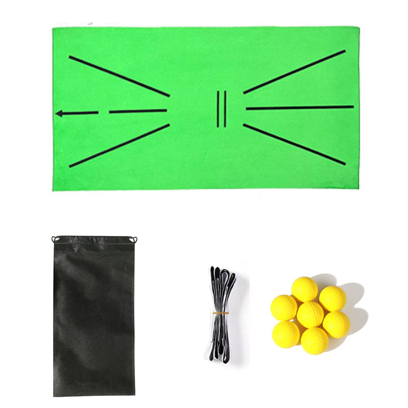 Alfombra de golf de interior GolfBattingMat plegable práctica de golf estera almohadilla de goma almohadilla de bola