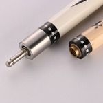 定制双节水标台球杆美式两节俱乐部公杆黑八桌球杆配快