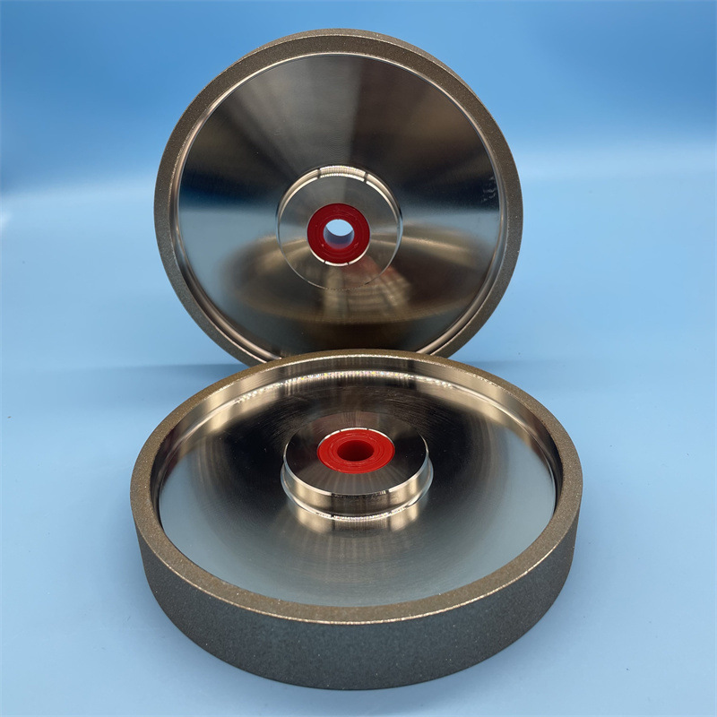 厂家批发平行电镀cbn砂轮6寸立方氮化硼磨刀合金高速钢金刚石砂轮