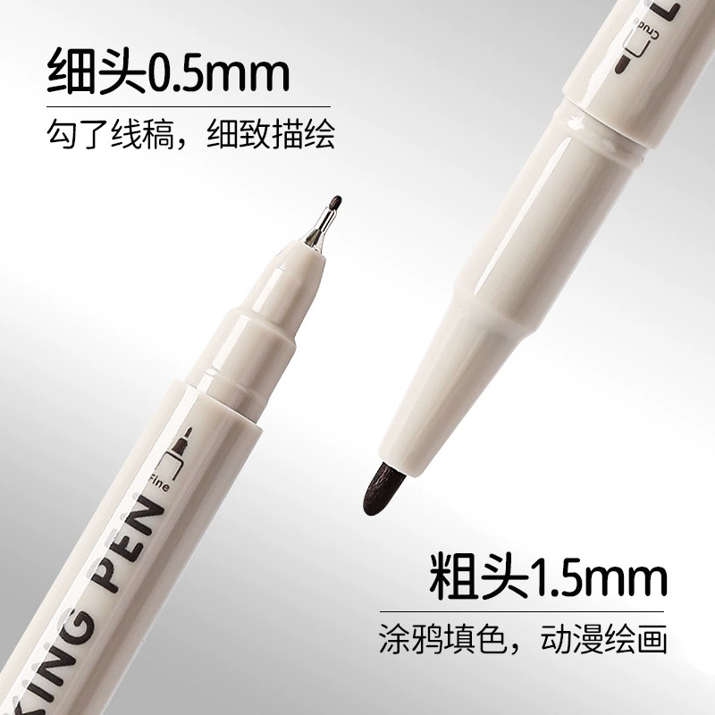 П waterproof quick dry art liner, photo, black coloured pencils