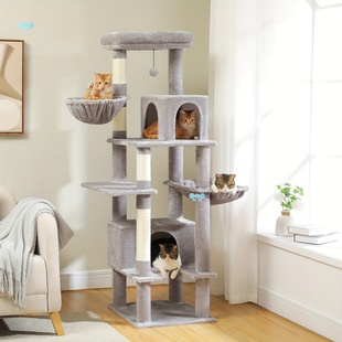 55.12 /66 Large Cat Tree for Indoor Cats Cat Tree Pagoda Cross-Border
