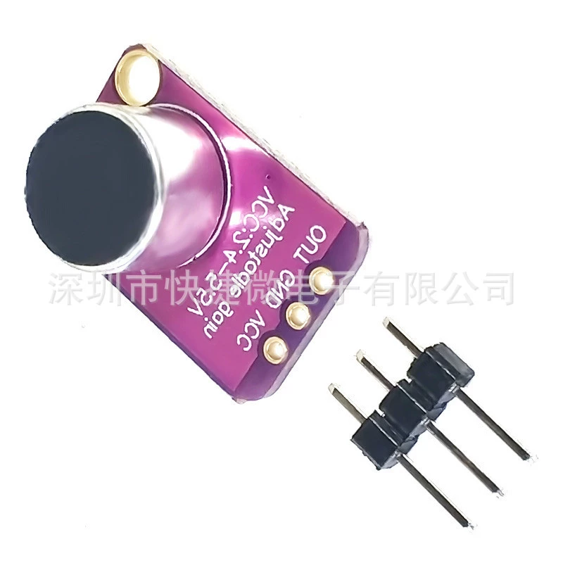 Módulo sensor de sonido GY-MAX4466 MAX4466, preamplificador de micrófono, proporciona programa