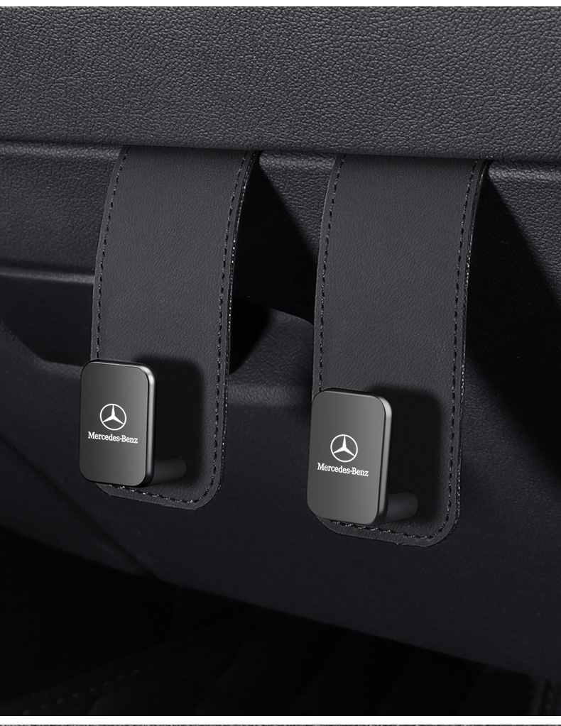 Suitable for Mercedes-Benz C-Class Car Hooks Glc/Glb/Gle Co-Pilot Glove Box Storage Hooks Car Accessories